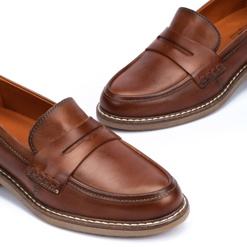 Women's Pikolinos ALDAYA Loafers Brown | NZ G1Q8A90